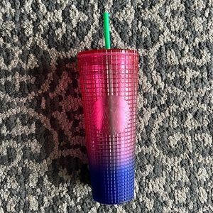 Starbucks Cold Cup Tumbler Venti Summer 2022 Watermelon Pink Purple Gradient